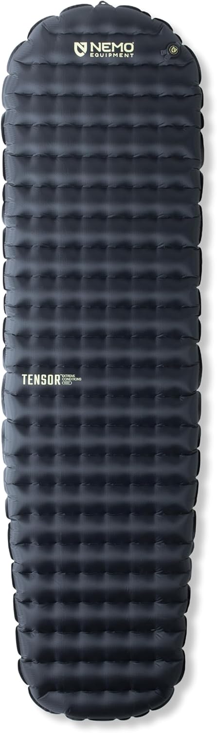 Nemo Equipment Tensor Extreme Conditions Sleeping Pad - Regular Wide (72"x25") - Black/Birch Bud/Citron