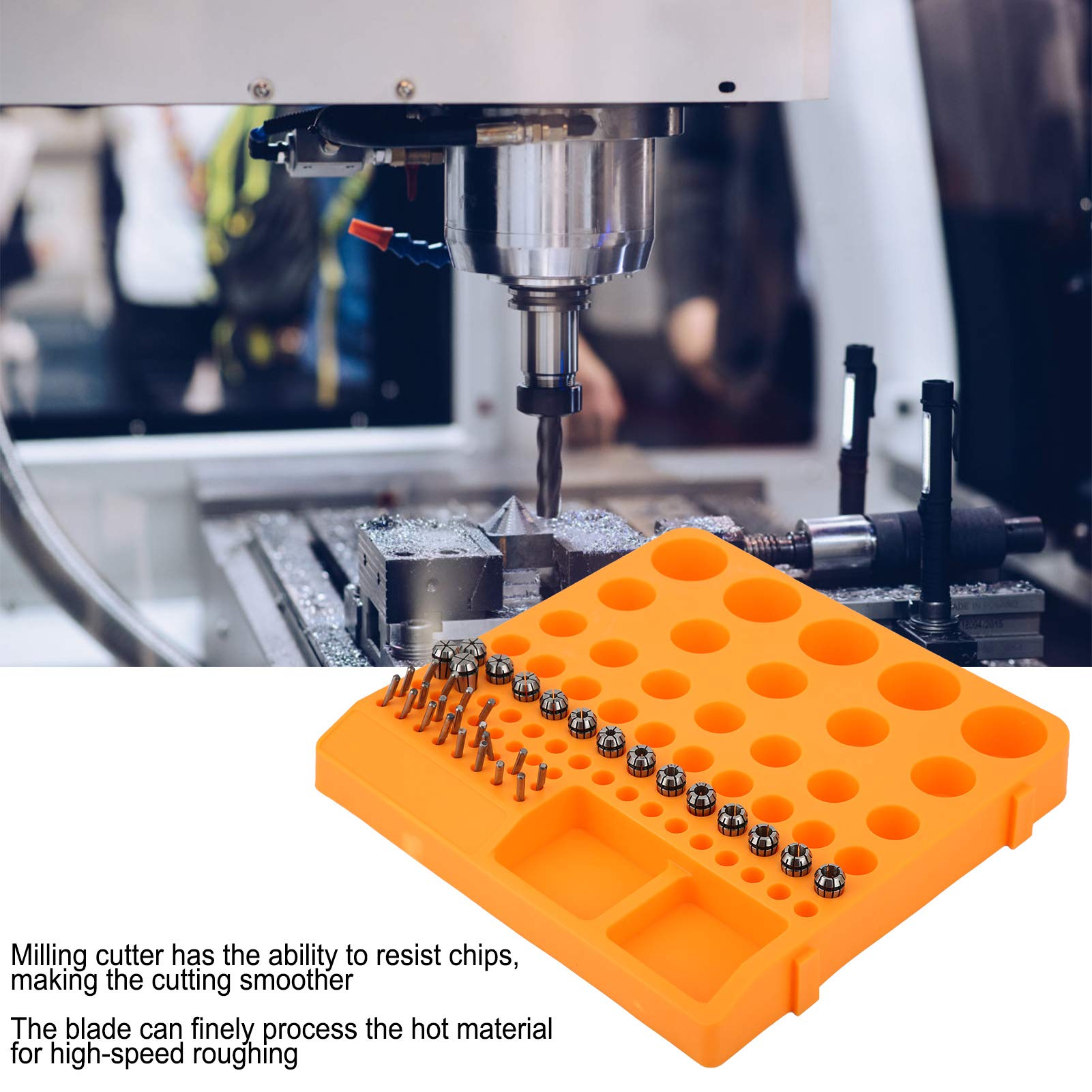 ER11 Collet Chuck Juego de cuchillos puntiagudos Fresa para máquina de grabado CNC con caja