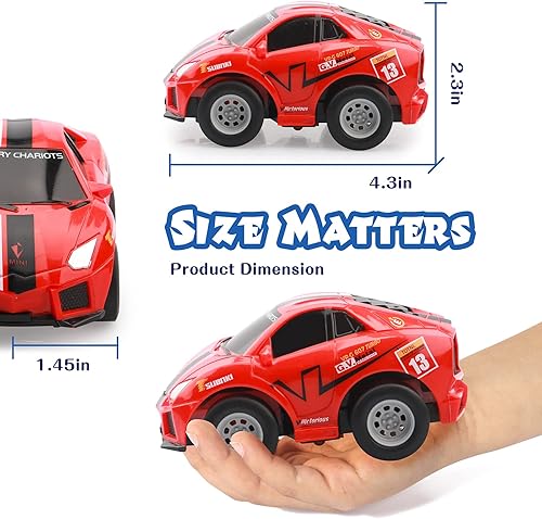 Miniatura 2 de EHO Juguetes para niños de 2 a 5 años, mini auto a control remoto, juguetes para niños de 2 a 4 años, auto RC para niños, juguetes de automóvil para