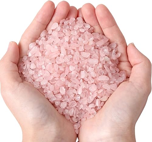 Miniatura 8 de MAIBAOTA Chips de cristal de ágata musgo natural a granel de 1 libra, pequeñas piedras rodadas de cuarzo de cristal triturado, piedras decorativas