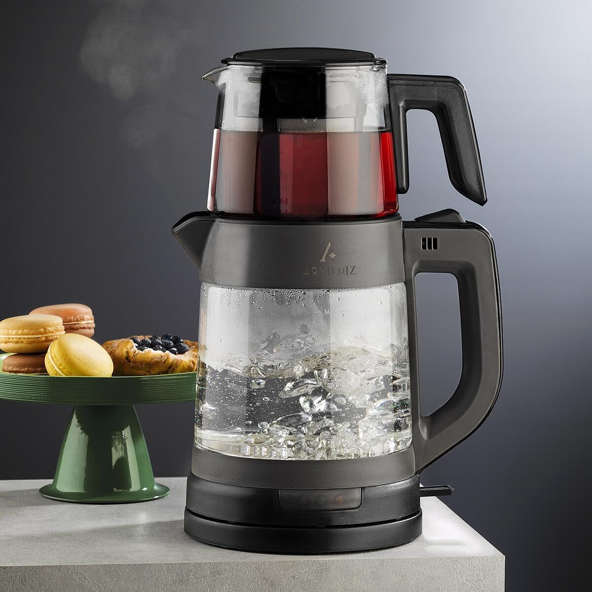 Ar Yıldız Aryıldız Tea Taste Çay Makinesi Antrasit Ar256541