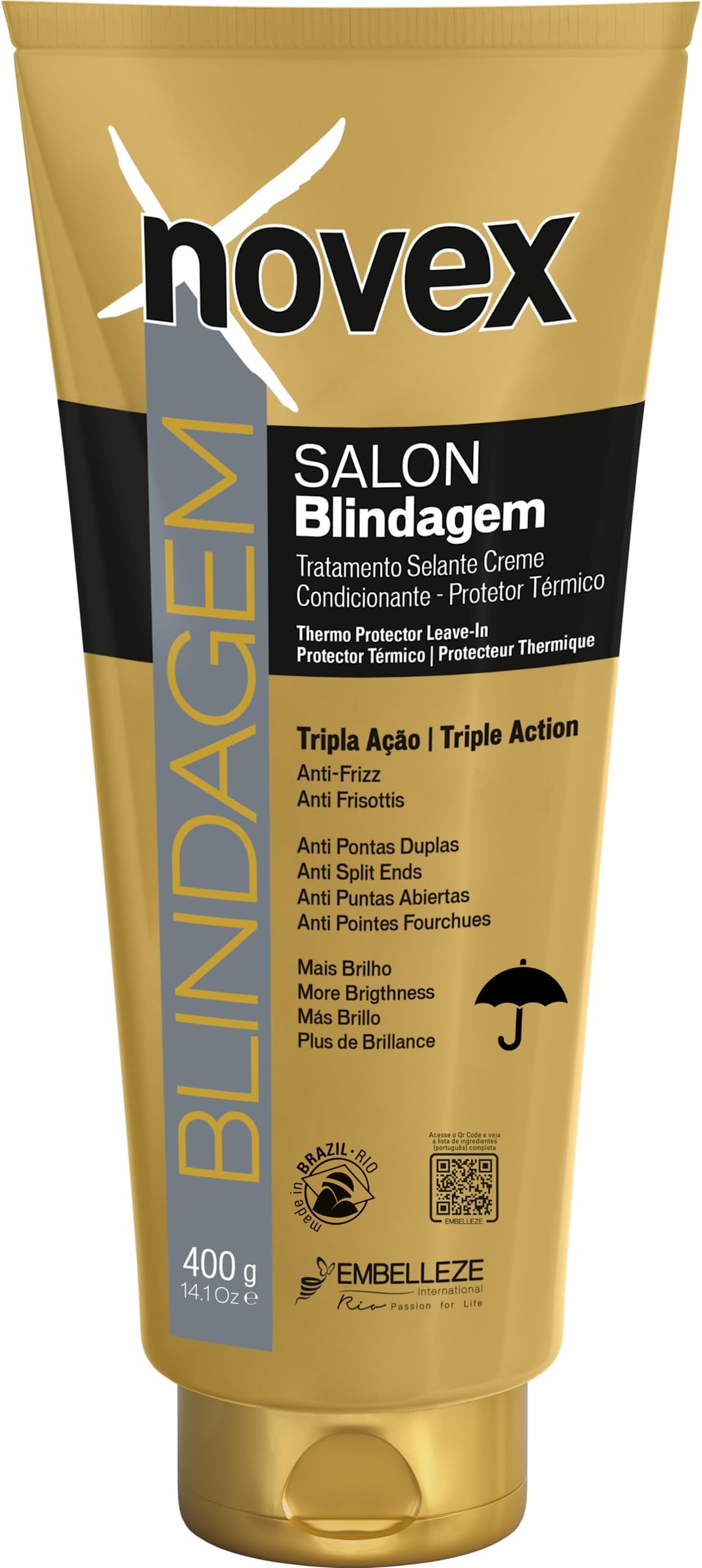 Capillary Shielding Novex Gold 400 g, 400 ml