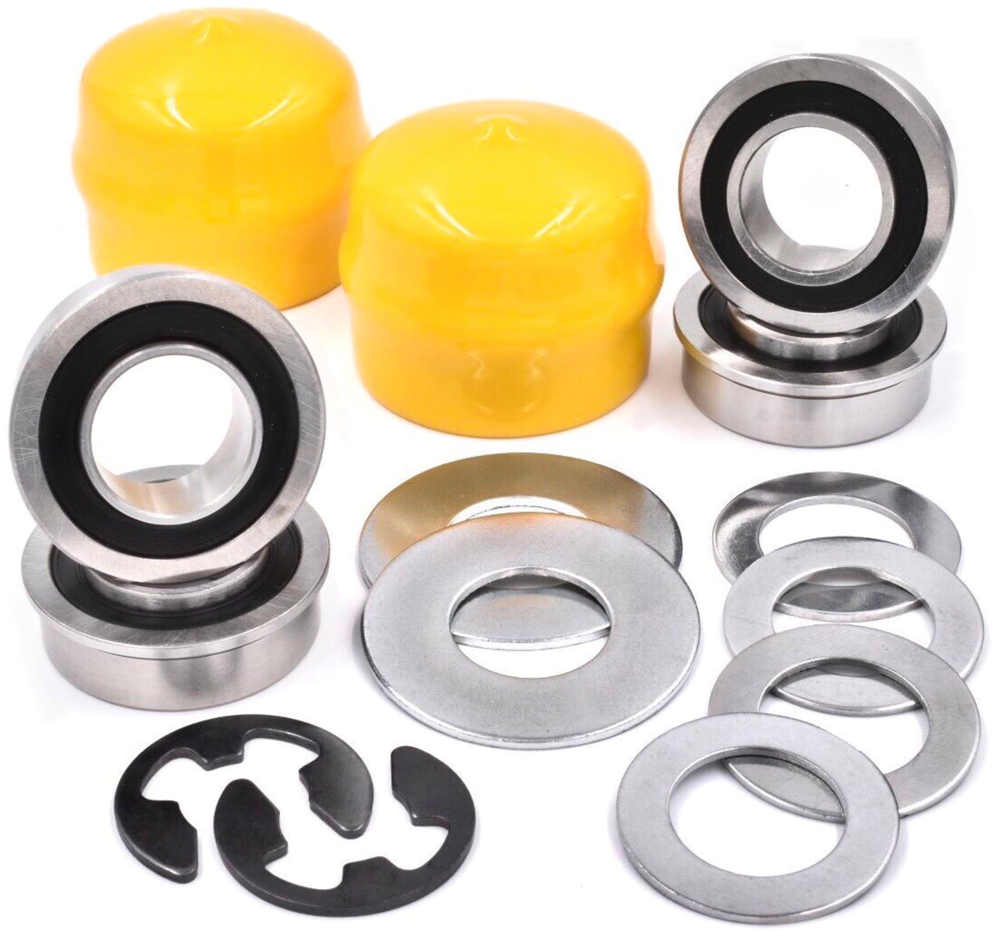 HD Switch Front Wheel Bearings Kit Replaces John Deere L100 L105 L108 L110 L120 L130 Bushing to Bearing Conversion Kit