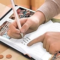 Vista 2 de Álbum de fotos de 120 bolsillos con cubierta de lino para Fujifilm Instax Wide 300/400, con espacio de escritura, se adapta a películas instantáneas