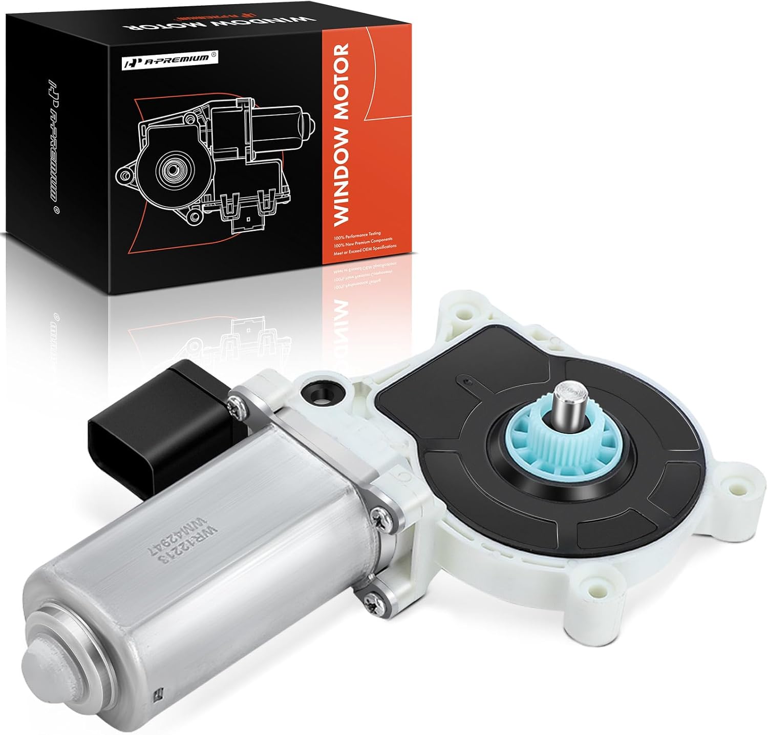 A-Premium Front Right Power Window Lift Motor Compatible with Dodge Challenger 2008-2017, Passenger Side, Replace# 68043882AA