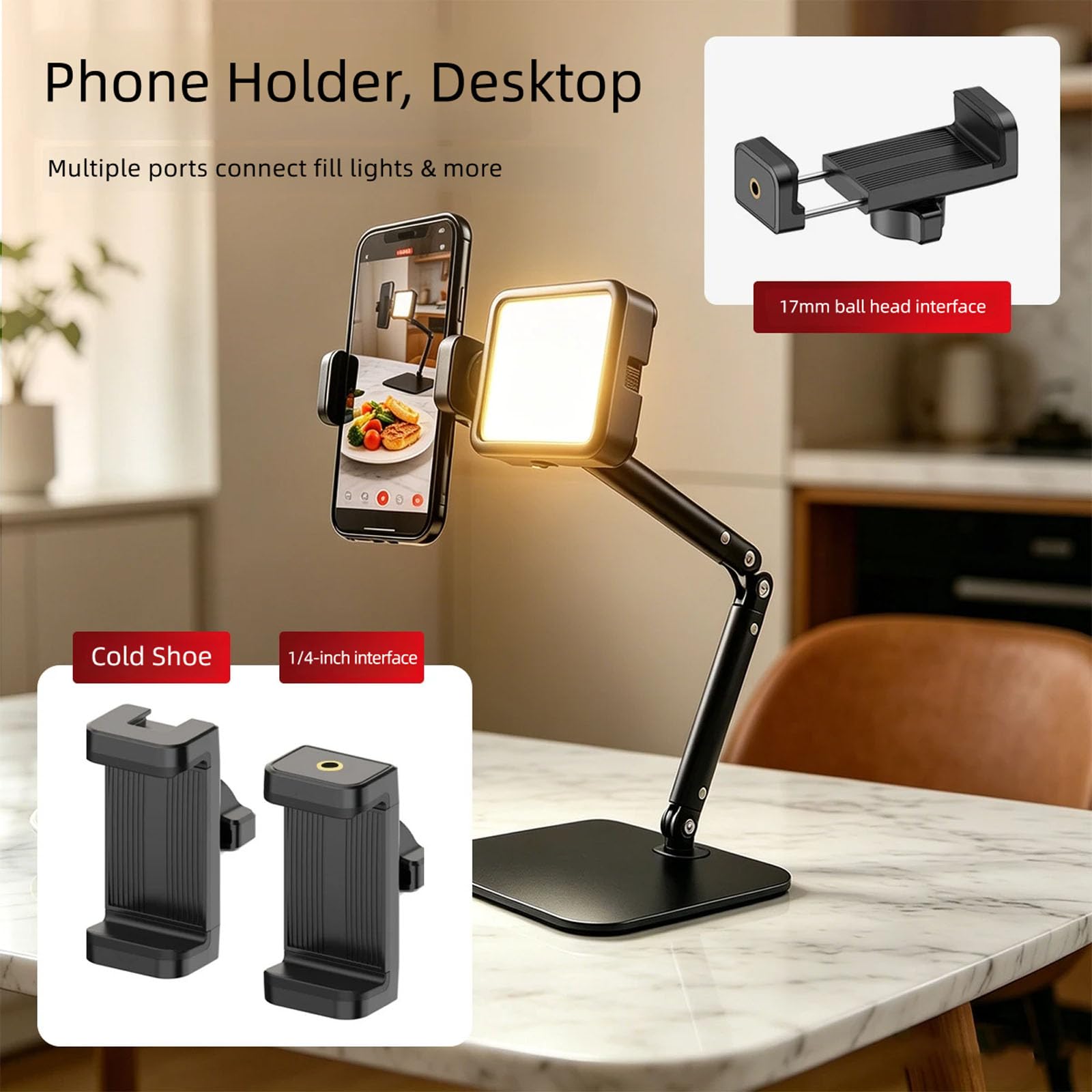 Porta Tablet da Scrivania con Supporto, Tablet model