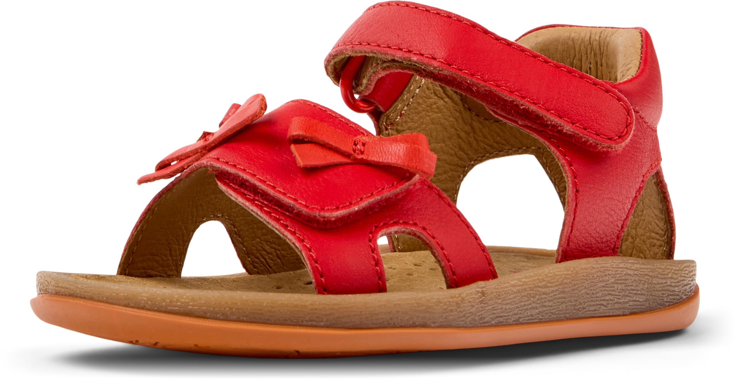 Camper Bicho K800627 Sandal, Bright Red 002 TWS, 5.5 UK