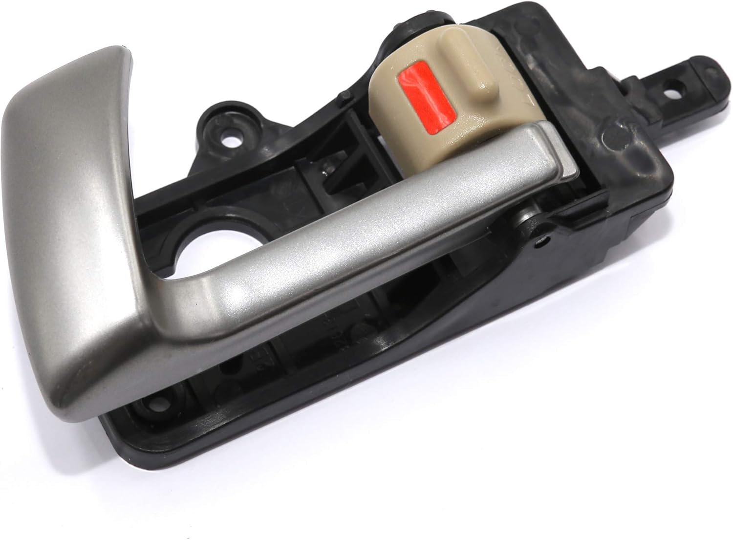 Interior Door Handle Metal Gray Beige Key Lock Button 826102B010J9 Front Left for Hyundai 2007 2012 Santa Fe