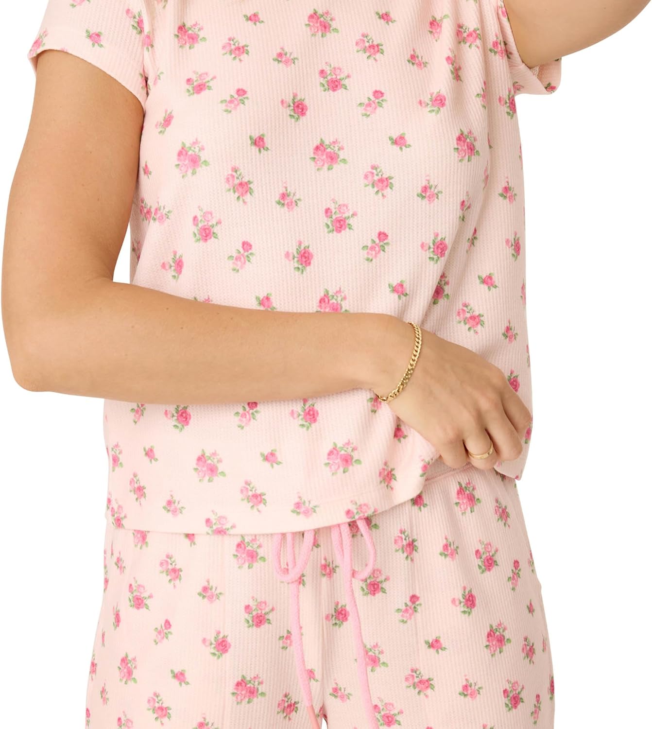 PJ Salvage womens [Amazon Exclusive] Airy Waffle Pajama 2-piece Pj Set - Image 5