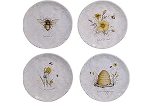 Certified International Bee Sweet Salad/Dessert Plates