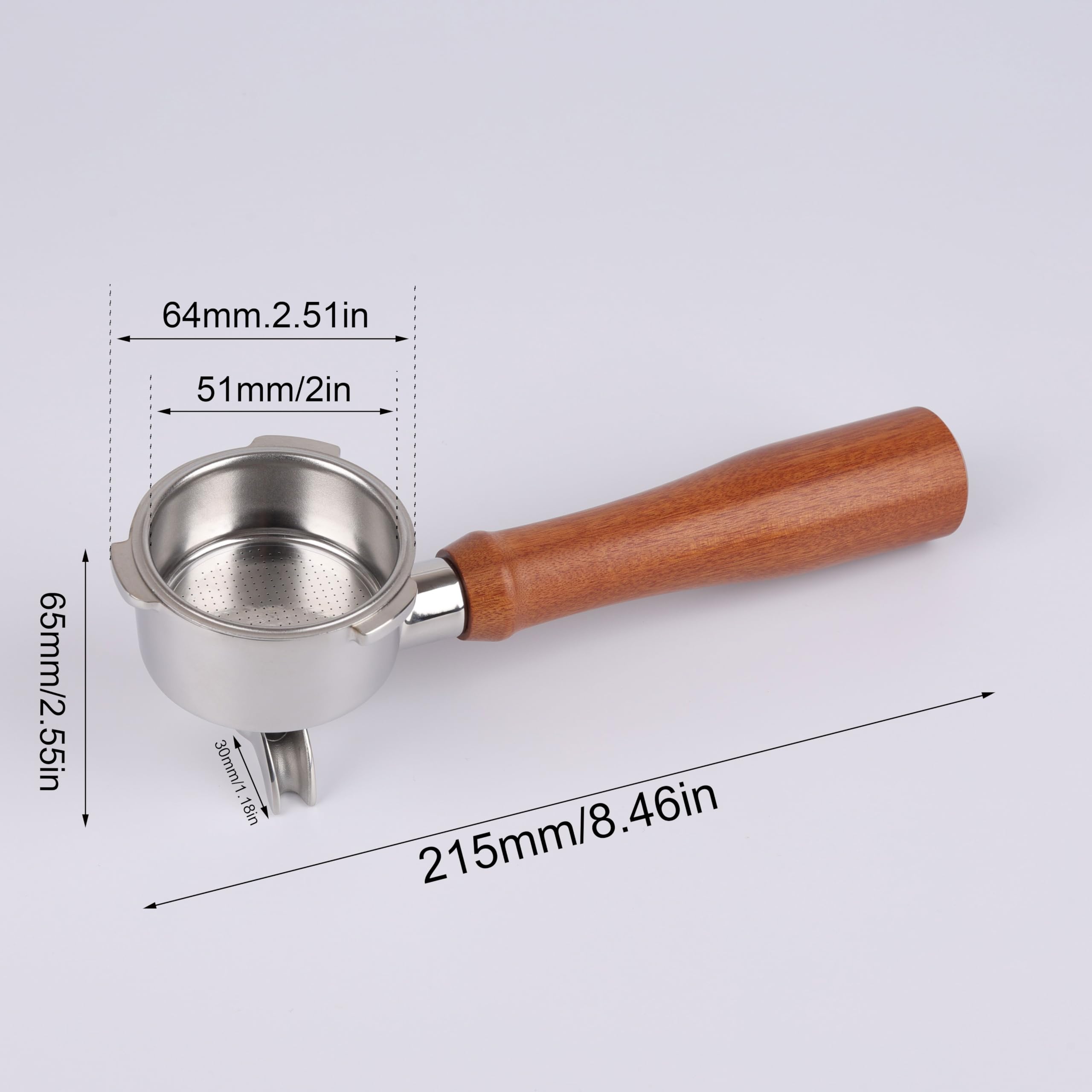 Amazon.com: 51mm Portafilter with 2 Spouts Compatible For