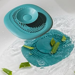 Silicone Floor Drain - Bathroom Fixture with Hair Catcher, Bath Stopper, Plug, Sink Strainer, Filter - for Faucets, Drains, Showers - Home & Garden Accessories