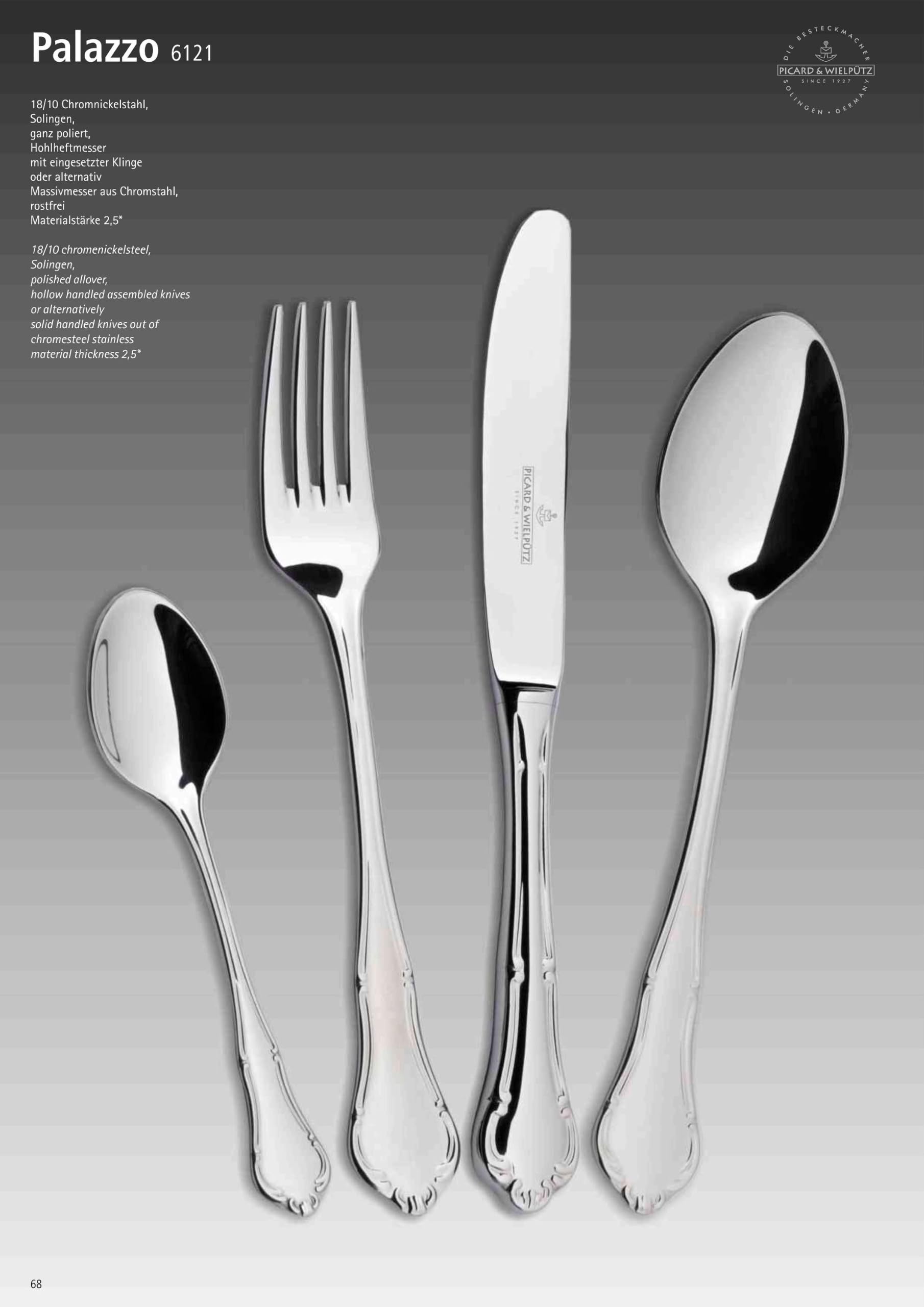 4 fourchettes à viande, de la série Palazzo de Picard & Wielpütz
