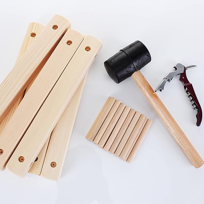 Soporte para Vinos de Madera, Organizador de Almacenamiento miniatura 3