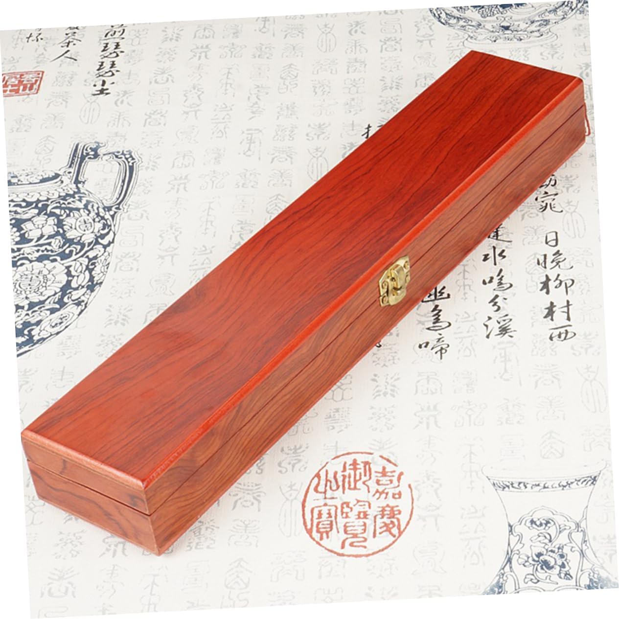 1pc Wooden Box Buddhist Bead Bracelet Holder Jewelry Storage Organizer Retro Decor Box
