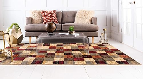 Miniatura 3 de Unique Loom Barista Collection - Alfombra Gava (2' 2" x 3' 1" Rectangular, Multi Marrón)