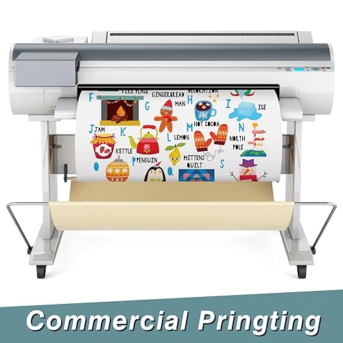 Miniatura 4 de Amylove Hojas magnéticas de superficie blanca en blanco, rollo magnético imprimible de vinilo flexible en blanco, hoja de letrero magnético en