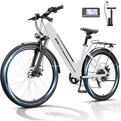 ZNH Electric Bike for Adults - 7-Speed 26" Mountain Ebike,750W Peak Motor,48V Removable Battery,Max 20Mph,50Miles,Commuting Electric Bicycle