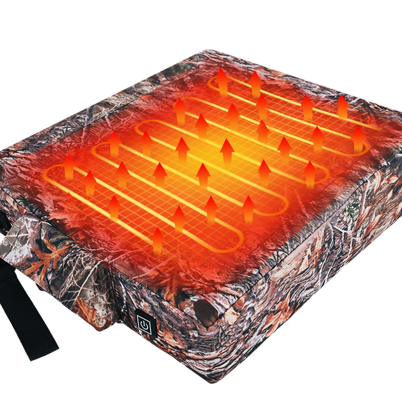 DUKUSEEK Heated Hunting Seat Cushion, Waterproof Hunting Cushion with