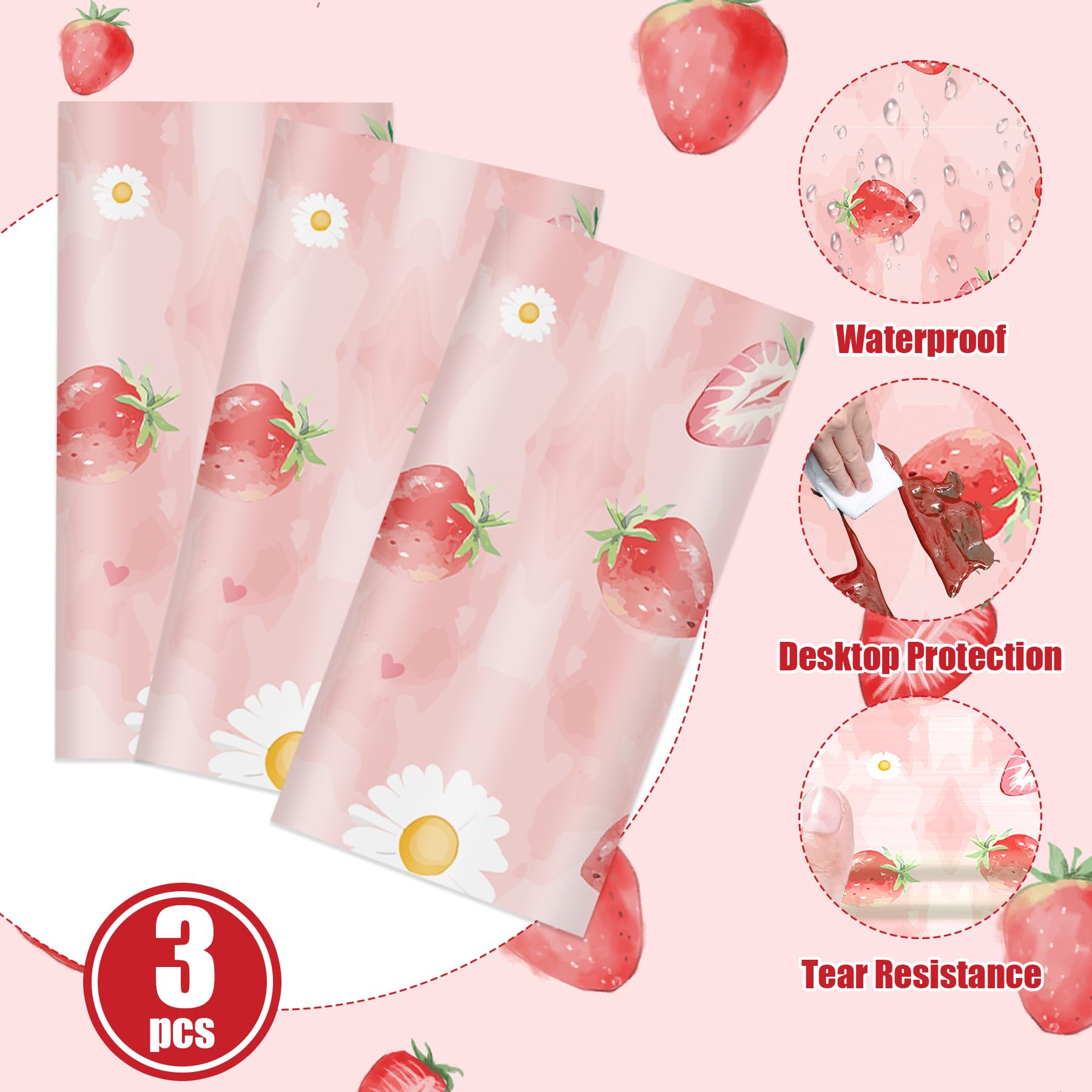 Lot De 3 Nappes Rectangulaires Violettes Pour Fête D'Halloween - 137 X