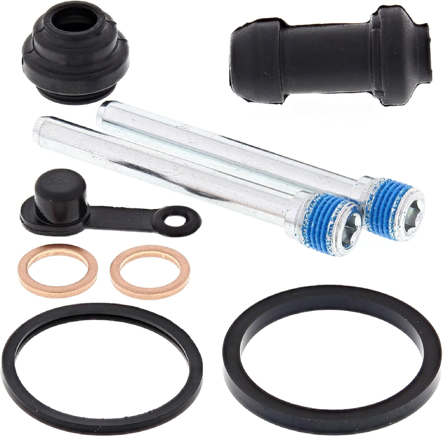 All Balls Racing 18-3035 Caliper Rebuild Kit Compatible with/Replacement For Suzuki DR 650 SE 1996-2016, RM250 1993-1995, RMX250 1993-1999, Yamaha TTR250 1999-2006, WR250 1991-1997, WR400F 1998