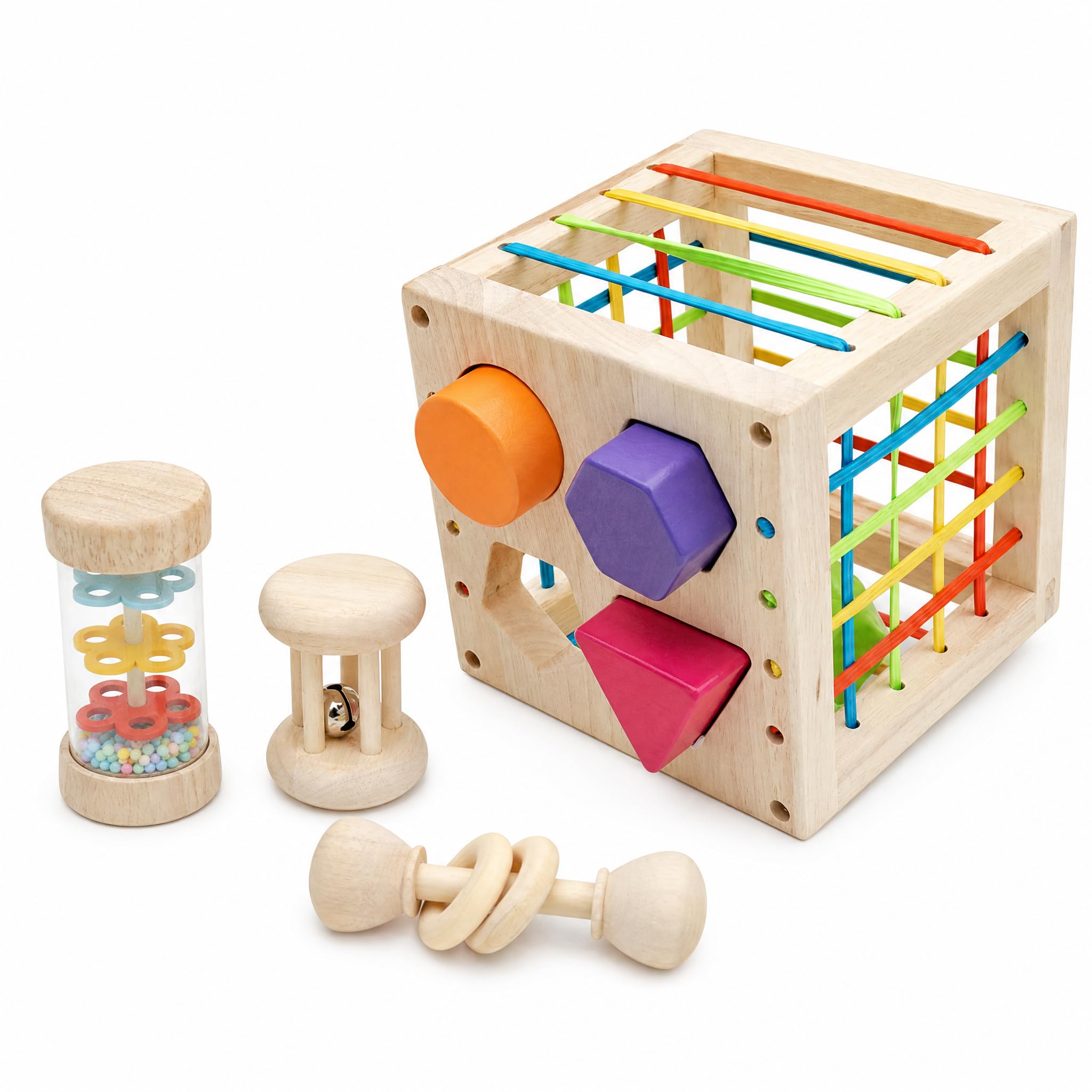 Gioco a di Forme, Cubo 6 Legno