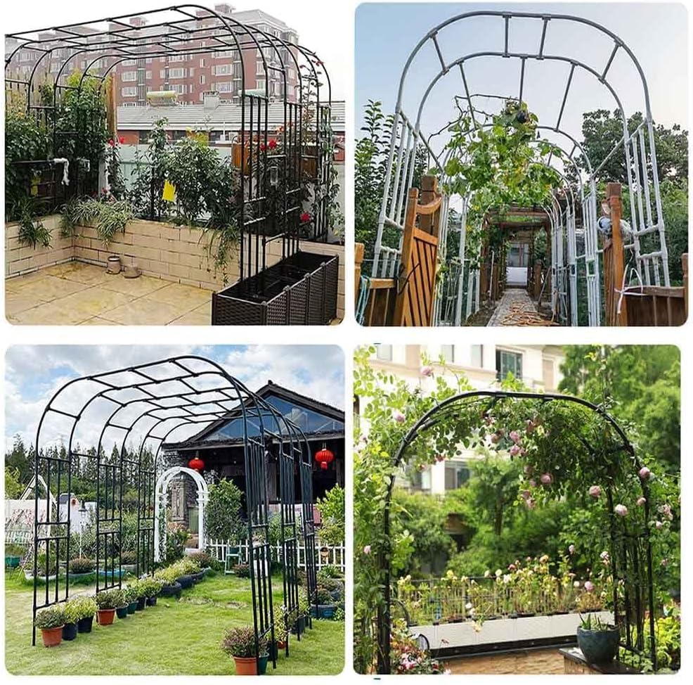 Arche de jardin en métal robuste contre l'affaissement - 8