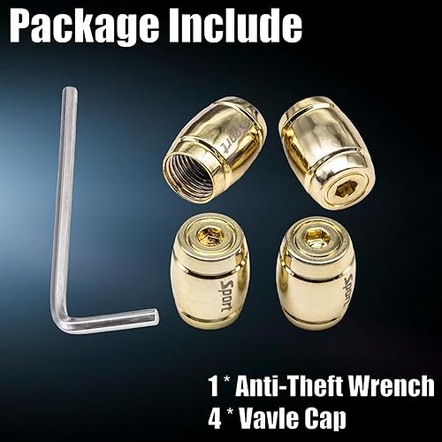 Miniatura 4 de Tapas de válvula de neumático deportivo, 4 unidades, antirrobo, universales, aluminio, cilindro elíptico con junta tórica, para automóviles,