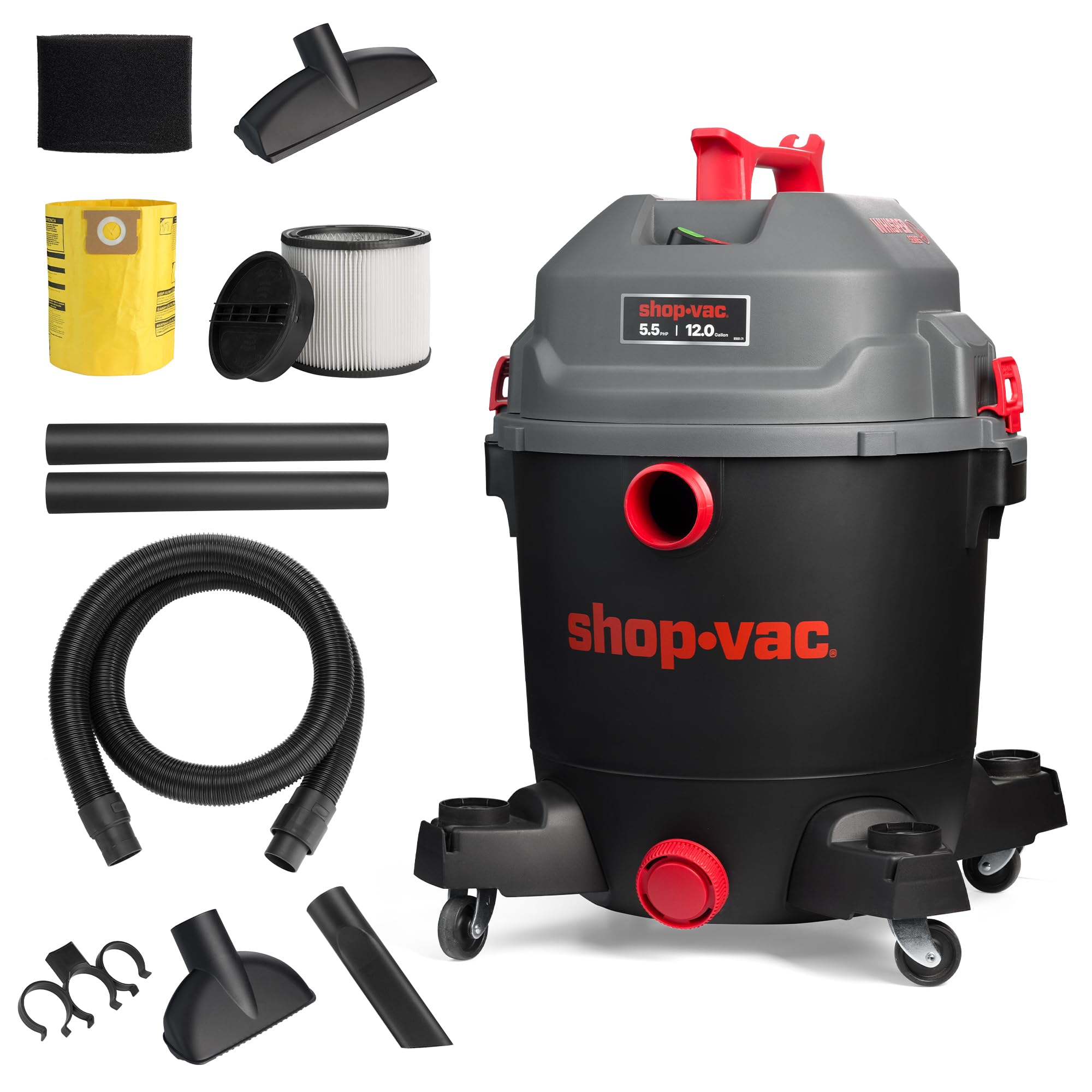 Shop-Vac 5430098 Ultra Quiet 12 Gallon