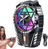BXSKRES Cell Phone Cooler, Cell Phone Cooling Fan - 3 Wind Speed Mobile Phone Cooler Fan Cell Phone Cooler - 2024 New X112 Cell Phone Radiator Air Cooling 3 Speed Adjustable Fan Portable Peripheral
