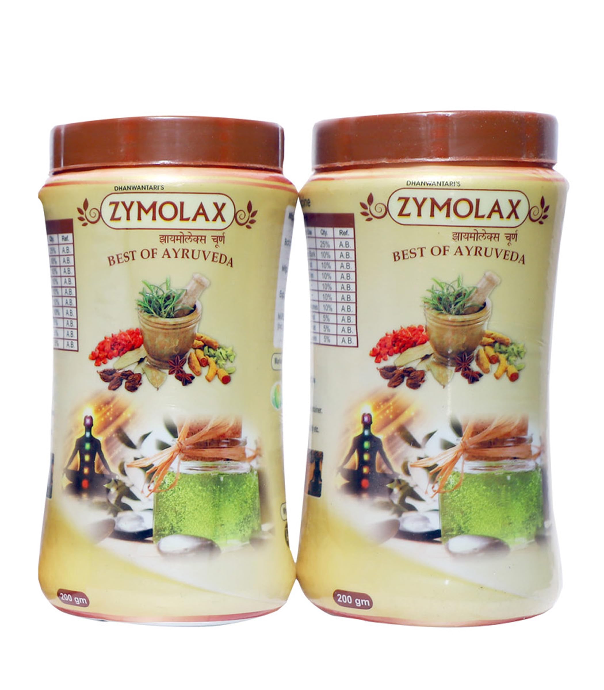 Dhanwantari Zymolax Powder 200gm 2 Bottle (Pack of 2)