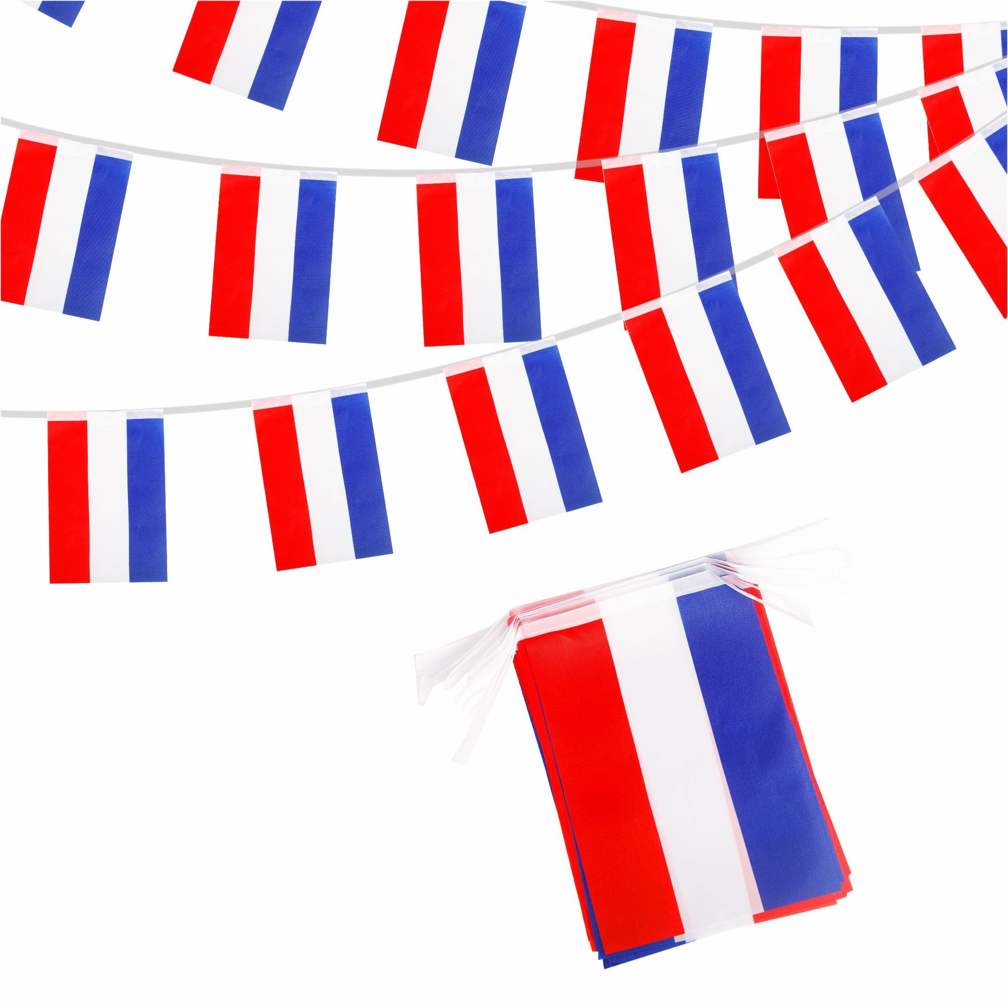 Netherlands Flags Bunting Nederlanden Bunting Oly 2024 Decorations 10m 30 Flags, Nederlanden Flags Banner Netherlands Bunting for Oly Games 2024 Sports Events National Day Party Decorations