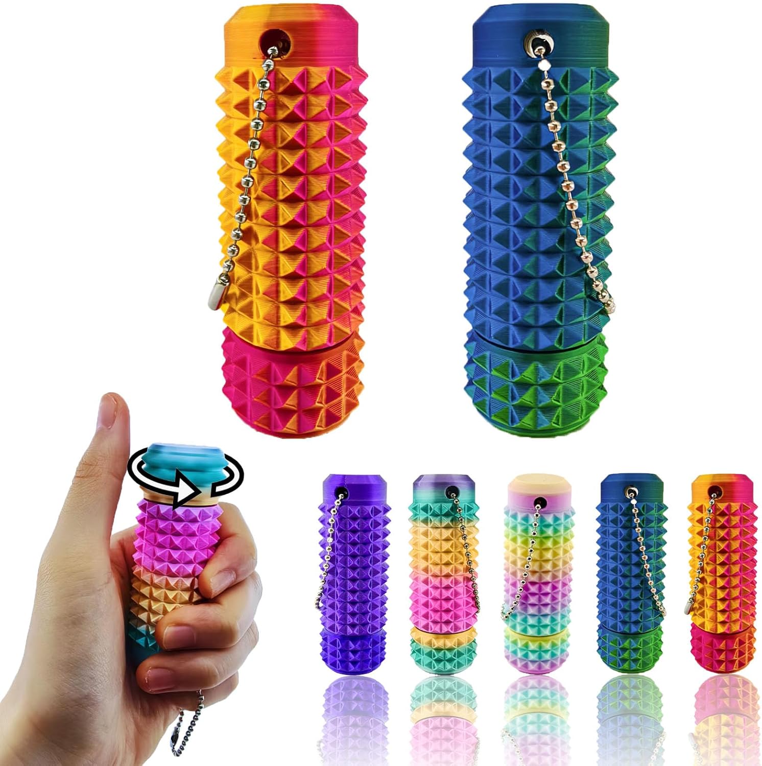 Easter Basket Stuffers for Teens Toddler, 2 Packs Little Ouchies Pain Stim Fidget Toy, 3D Printed Fidget Toys Anxiety Relief Items, Handheld Fidget Toys,Christmas Novelty Relief Stress Gift for Friend