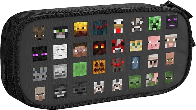 Pen Case Pencil Box Pen Pouch Large Capacity Pen Bag Tool Bag High School Boys Girls Fashionable Cute Large Capacity Storage Organizer Middle School Elementary School Doujin Manga, Minecraft