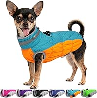 Vista 58 de Chaqueta de invierno para perro, acogedora y reflectante, impermeable, resistente al viento, cálida prenda para mascotas, cómoda ropa de forro polar