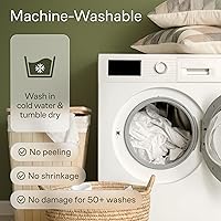 Vista 6 de Protector de colchón Queen 100% impermeable - Protección de 360 grados contra derrames, manchas y accidentes para padres y dueños de mascotas