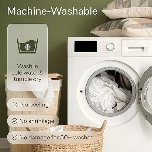 Miniatura 6 de Protector de colchón Queen 100% impermeable, protección de 360 almohadillas contra derrames, manchas y accidentes para padres y dueños de mascotas,