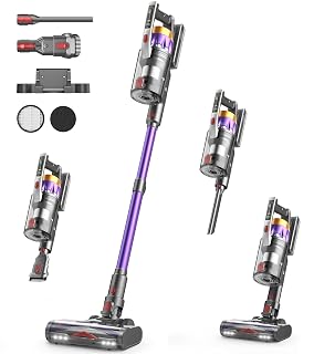 NADALY Cordless Vacuum Cleaner, 500W 40KPA Stick Vacuum with 45min Runtime, Anti-Tangle Vacuum Cleaners for Home, 1.5L Dust Cup, Rechargeable Wireless Vacuum for Hardwood Floor Carpet Pet Hair - Amazon product rated Grade A
