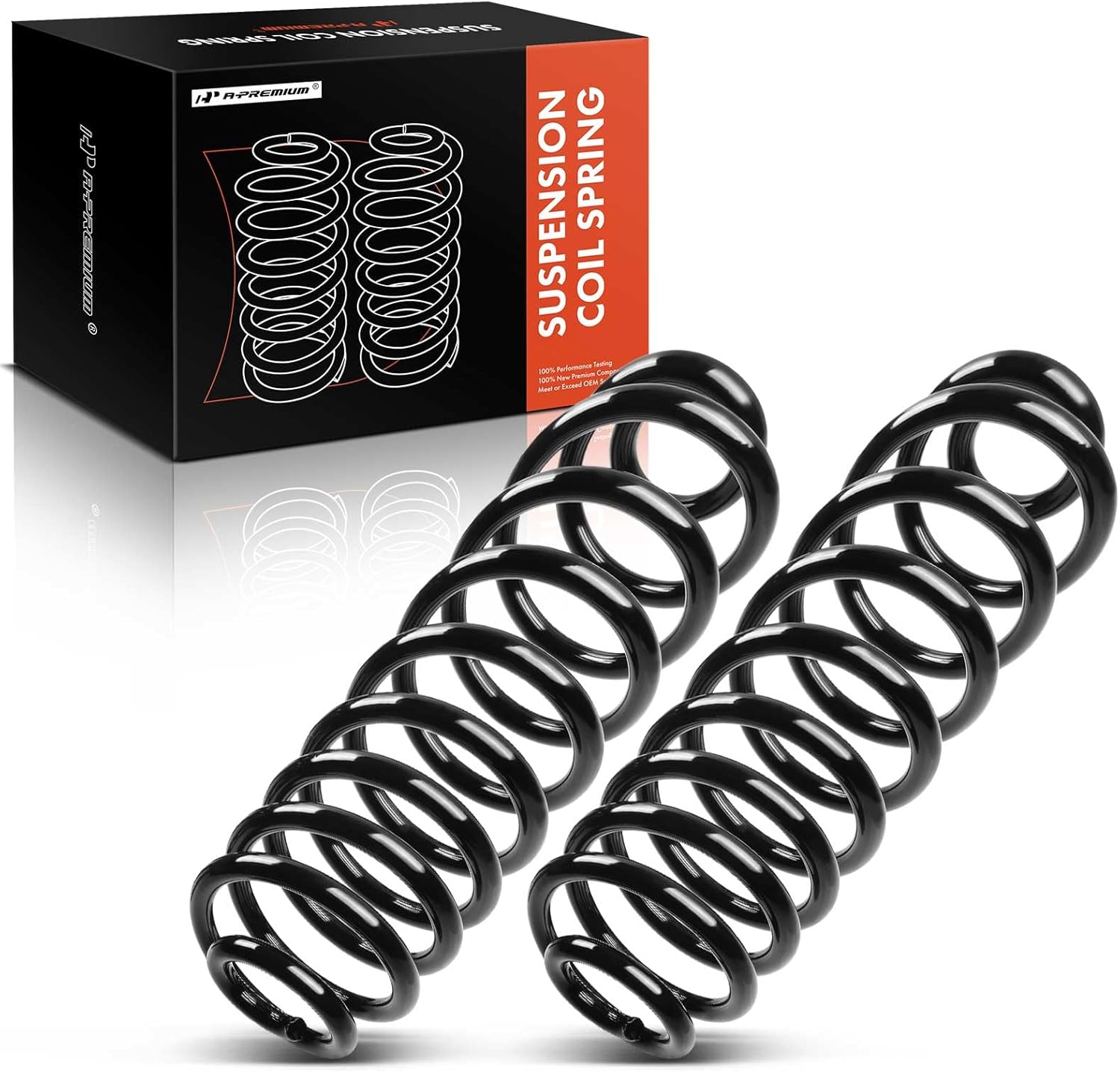 A-Premium 2Pcs Rear Suspension Coil Spring Set Compatible with Ford Windstar 1995-2003 3.0L 3.8L, Driver and Passenger Side