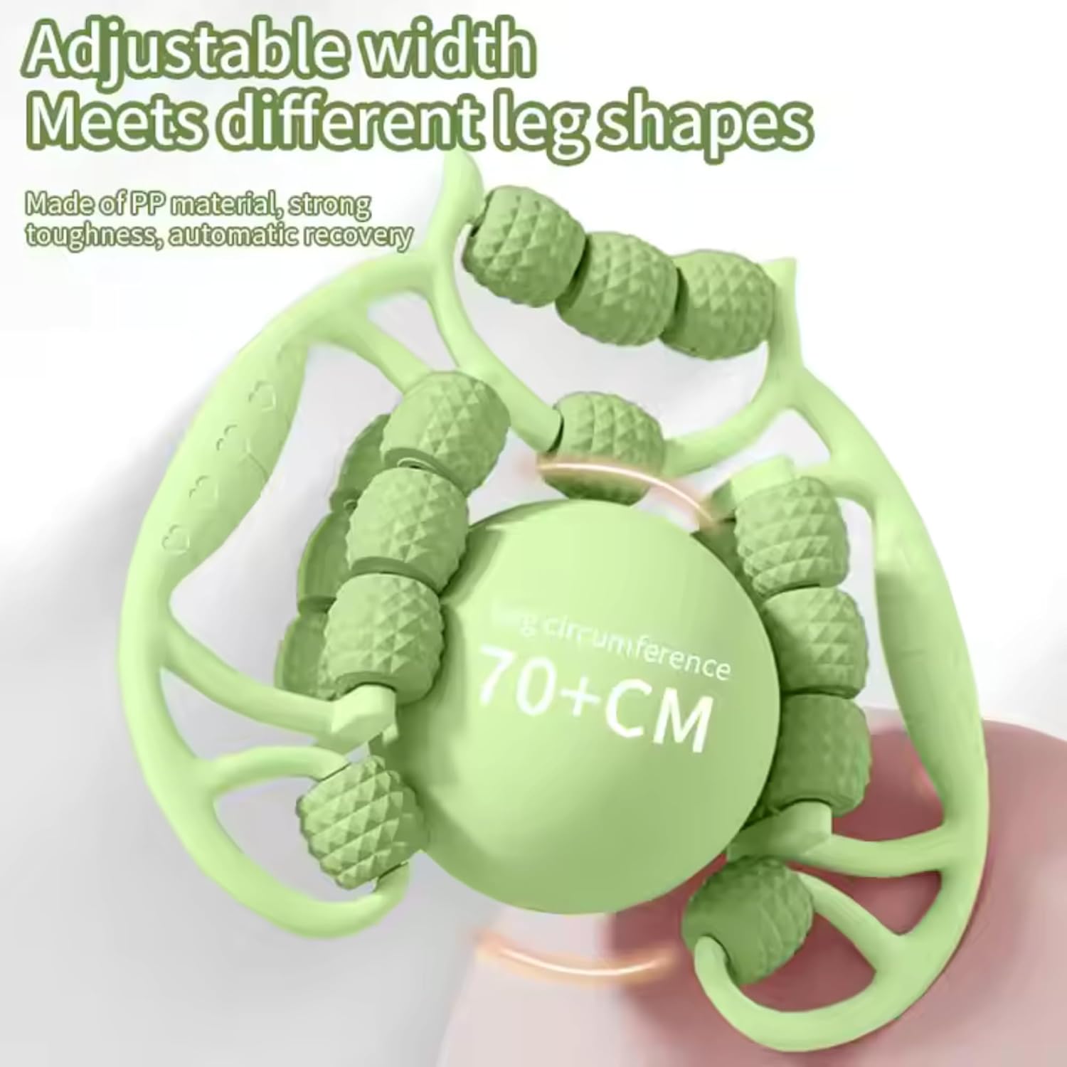 18 -wheel leg mesagar and muscle relief roller - multiplicative fitness tools for weight loss, calf stretching and relaxation, made of durable ABS (multicolor) 18 -wheel leg mesagar and muscle relief roller - multiplicative fitness tools for weight loss, calf stretching and relaxation, made of durable ABS (multicolor)