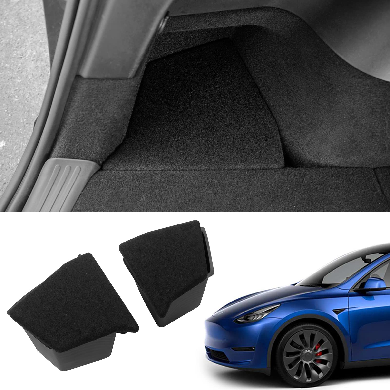 Buy xipex Fit 2020 2021 Tesla Model Y Rear Trunk Organizer Storage Box