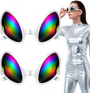 Coopay Alien & Bug Glasses Set Halloween Costume Accessories for Adult Kids