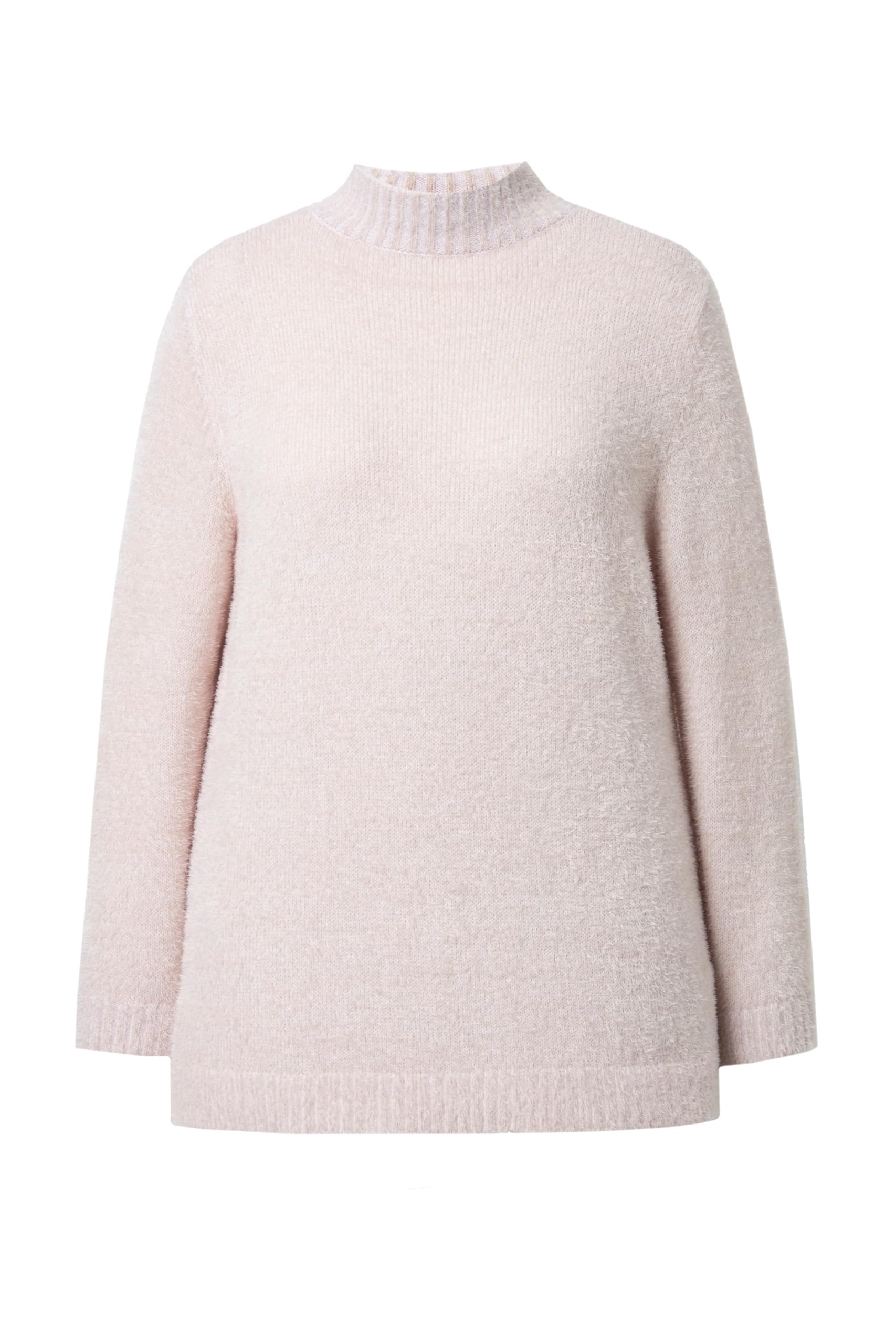 MIAMODA Damen große Größen Übergrößen Plus Size Pullover, Bequeme Passform, Stehkragen 847344