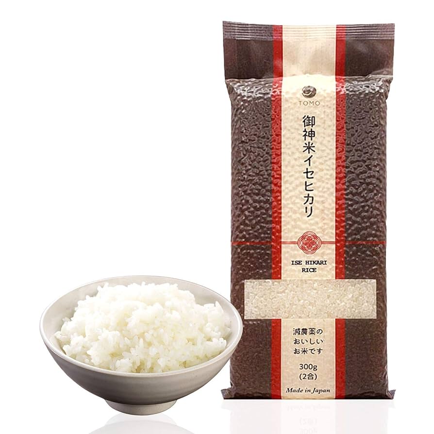 Amazon.co.jp: 新米 御神米イセヒカリ (300g2合パック) 令和6