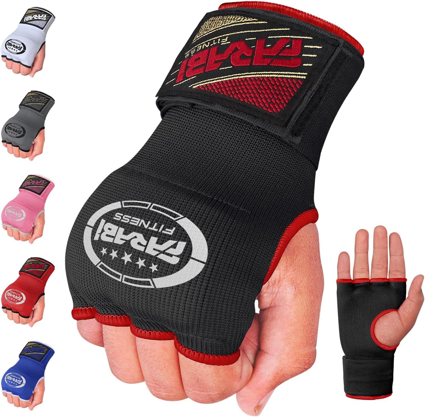 FARABI Kids Hybrid Boxing Inner Gloves Punching Boxing MMA Muay Thai Gym Workout Hand Wraps Gel Inner Gloves Fingerless Gloves Bandages Mitts Hand Protector.