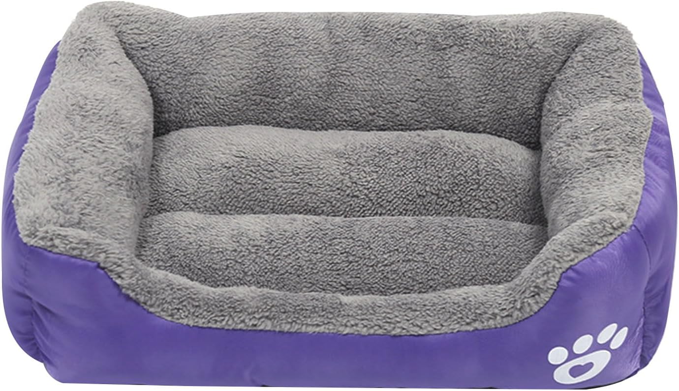 Cama para Perro Pequeña 43x32cm Sofá con Cojín Suave