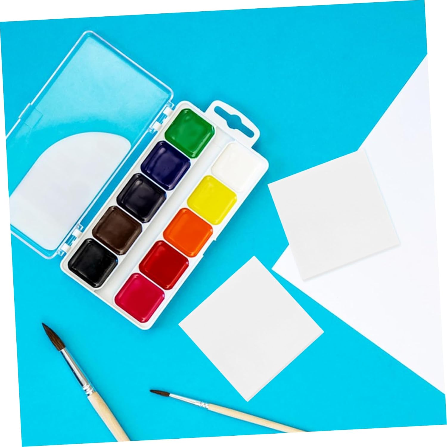AKOOSY 5sets Palette Paper Tear-Off Scrapbooking Paper Book for Artists Students DIY Projects