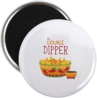 CafePress Double Dipper Magnets 2.25" Round Magnet, Refrigerator Magnet
