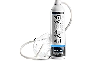 EVOLVE 35-Liter Pure Oxygen Canister for Dogs | Portable Oxygen Can |...