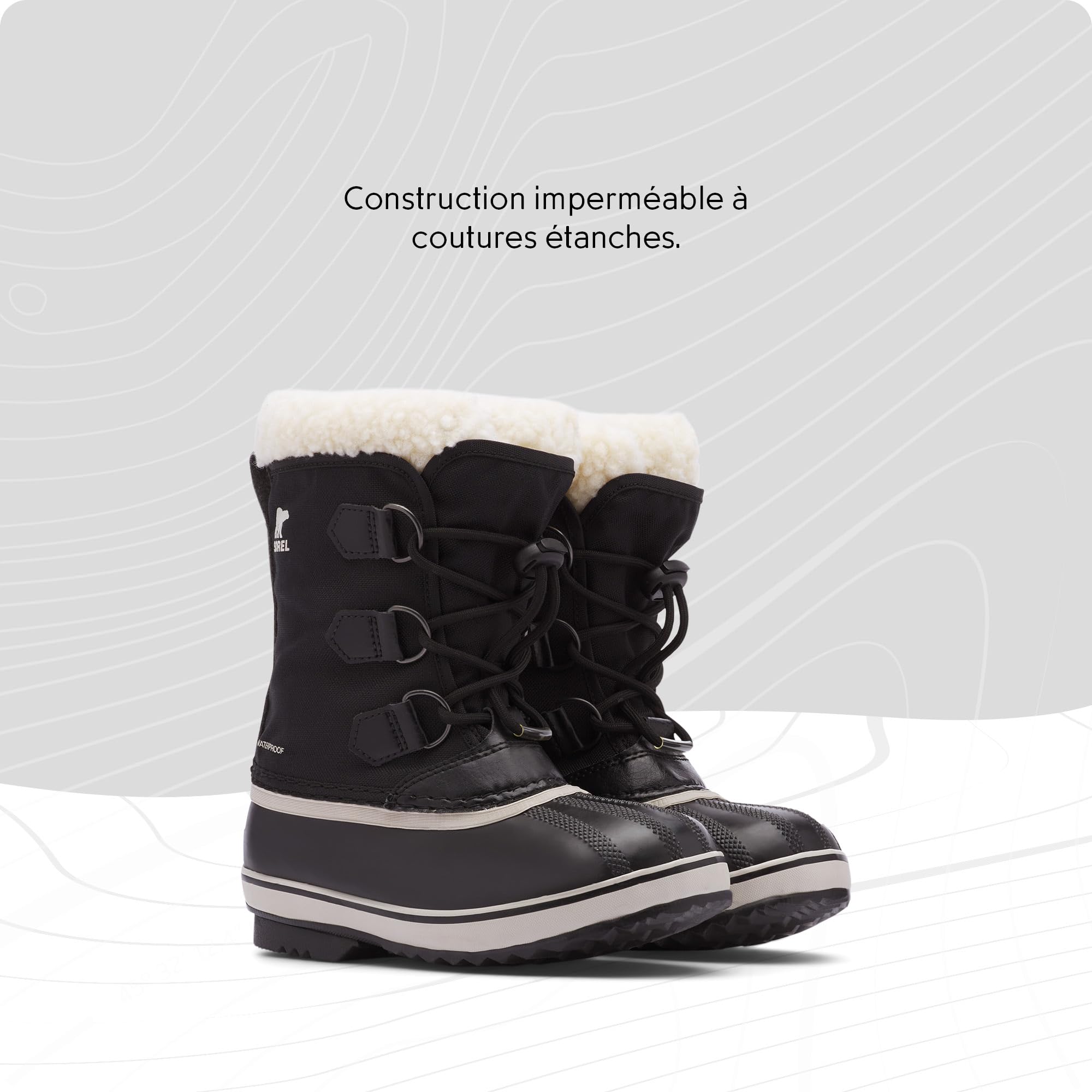 Sorel Yoot Pac Nylon Wp bottes d'hiverMixte enfant